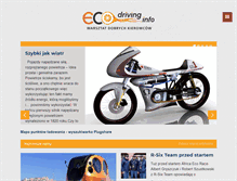 Tablet Screenshot of eco-driving.info